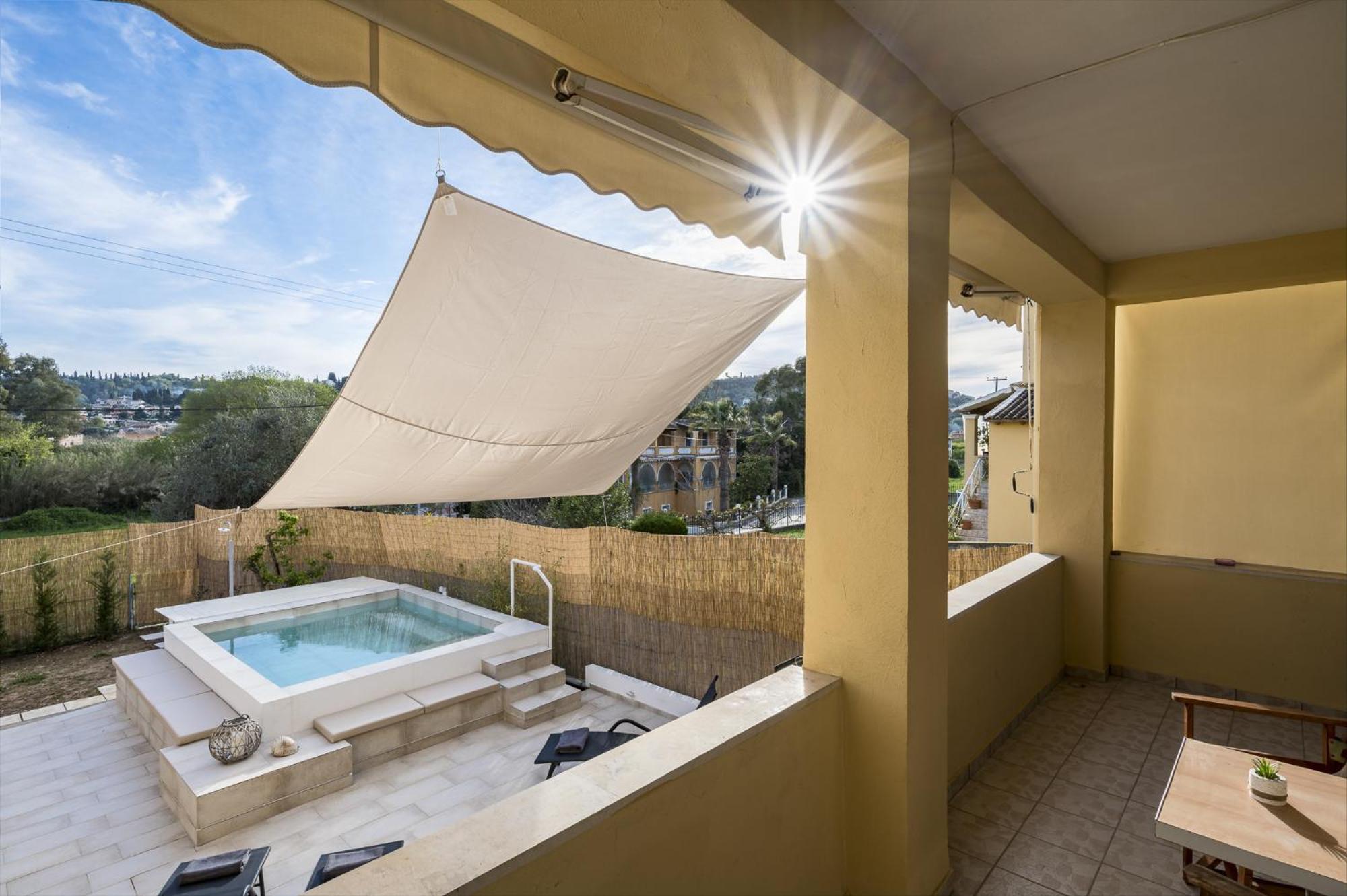 Villa Nina With Private Plunge Pool, 5Km To Corfu Town Extérieur photo